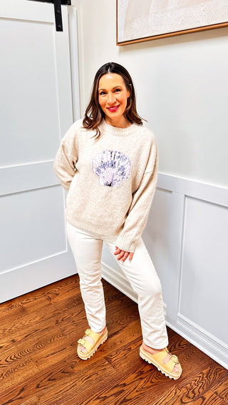 Seashell Whisper Sweater - Dear GigiXS