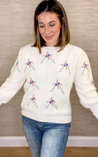Blooming Cozy Sweater - Dear GigiS