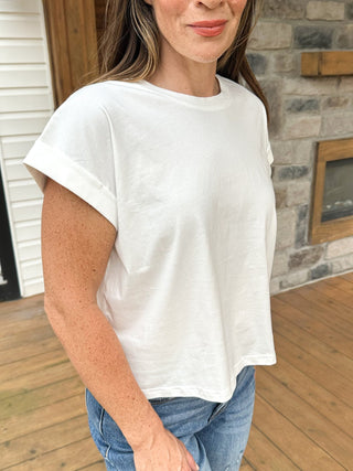 The Everyday Luxe Tee – OFF White - Dear GigiS