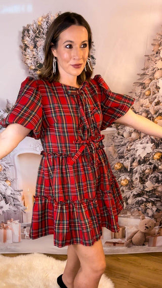 Christmas Plaid Dress