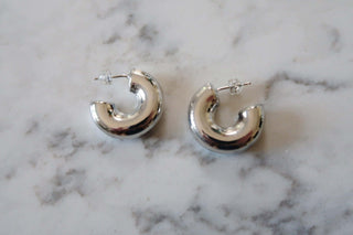 Lightweight Silver Hoops - Dear GigiSilver