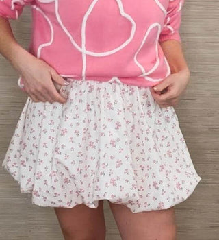 Floral Bubble Skirt - Dear GigiS