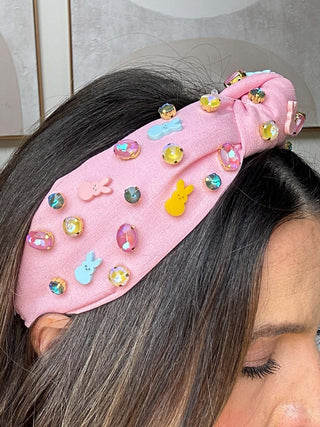 Jeweled "Peep" Headband - Dear GigiPink