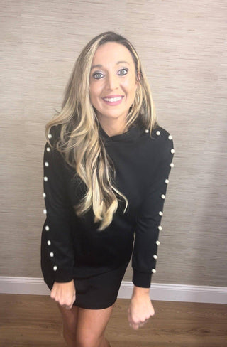 Pearl Hooded Dress - Dear GigiSmall