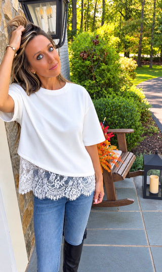 The Lace After Hours Top - Dear GigiS