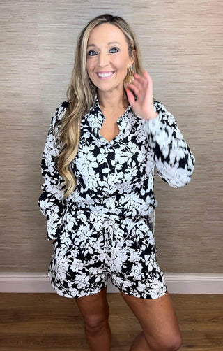 Floral short and top set - Dear GigiSmall