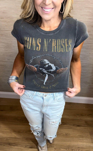 Guns and Roses Baby Tee - Dear GigiXS