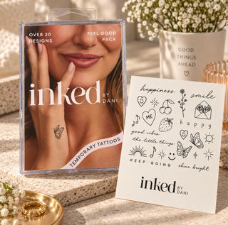 Good Vibes Feel Good Temporary Tattoo Pack - Dear Gigi