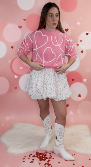 Floral Bubble Skirt - Dear GigiS