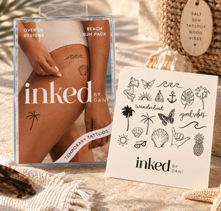 Beach Bum Temporary Tattoo Pack - Dear Gigi