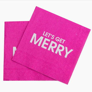 Merry Cocktail Napkins - Dear Gigi