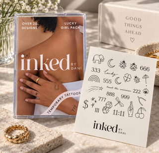 Lucky Girl Temporary Tattoo Pack - Dear Gigi