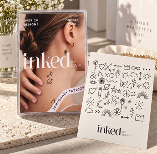 Tiny Doodles Temporary Tattoo Pack - Dear Gigi