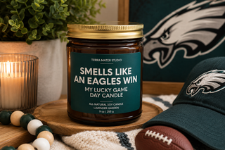 Smells Like an Eagles Win Candle – Lavender Garden (9 oz) - Dear Gigi
