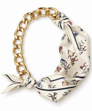 Equestrian Scarf Necklace - Dear Gigi