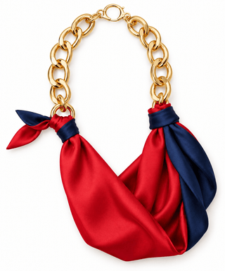 Poppy Scarf Necklace - Dear Gigi