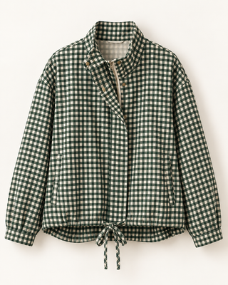 The Aspen Gingham Jacket - Dear GigiS
