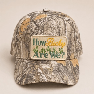How Lucky Are We Camo Hat - Dear Gigi