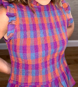 Madras Plaid Tank