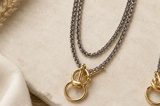 Equestrian Link Layered Necklace - Dear GigiGold