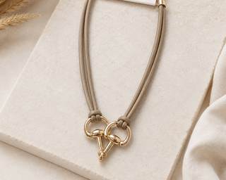 Saddle Chic Cord Necklace - Dear GigiGold