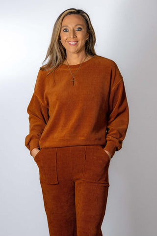 Relaxed Ribbed Corduroy Set - Dear GigiS