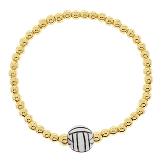 Volleyball Charm Bracelet - Dear GigiGold