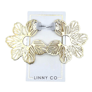 Jackie Floral Earings - Dear GigiGold